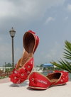 Wedding Wear Embroidered 3 Punjabi Jutti
